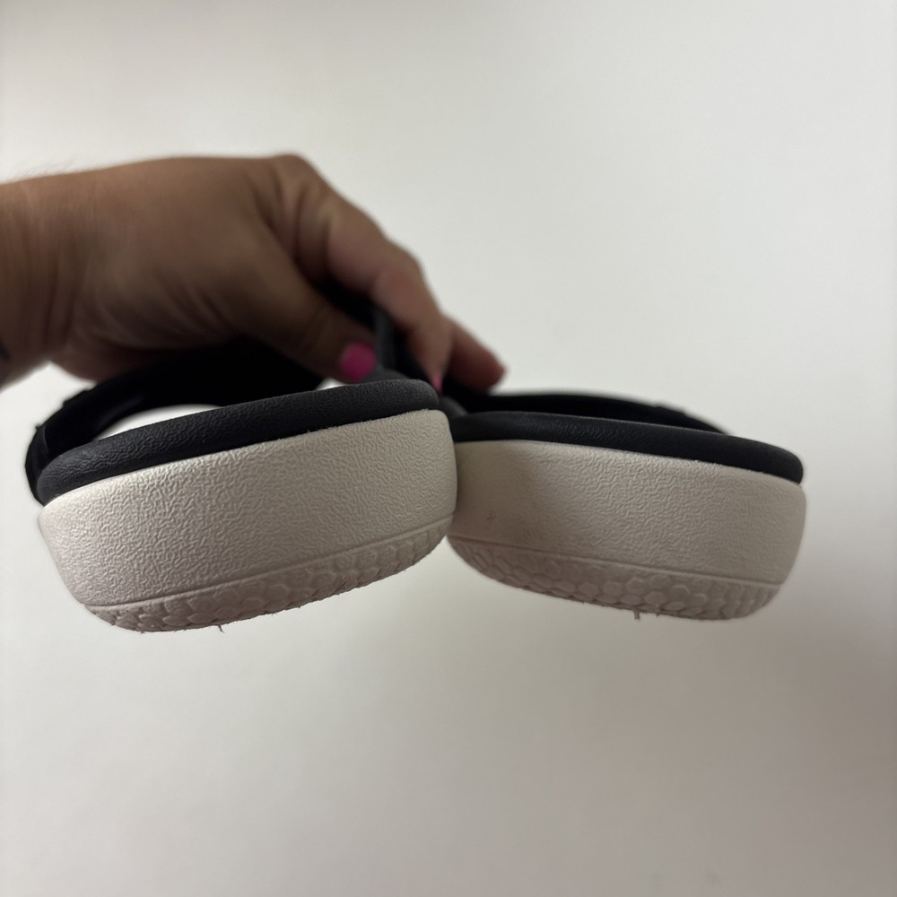 Spenco Womens Sandals Thongs Flip Flop Size 9.5D Black - Picture 5 of 10
